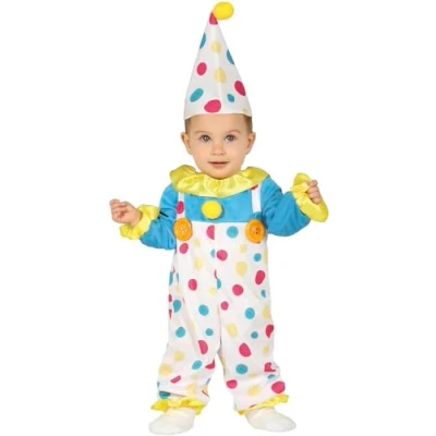 Afbeelding van Fiestas Guirca Kostuum Clown stippen 12 18 maanden