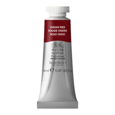 Afbeelding van Winsor &amp; Newton Professionele aquarelverf Aquarelverf, Hoge helderheid, lichtecht, archiefkwaliteit, tube van 14 ML, kleur Indisch rood
