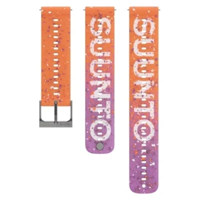 Afbeelding van SUUNTO 22 ATH6 Siliconen Strap Power Orange S+M, uniseks polshorloge, volwassenen, mm