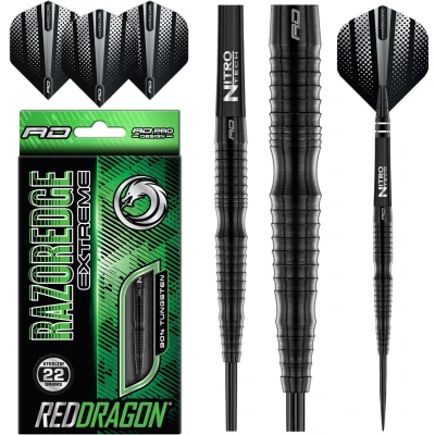 Afbeelding van RED DRAGON Razor Edge Extreme: Steeltip Tungsten Dartpijlen Professioneel 22 gram