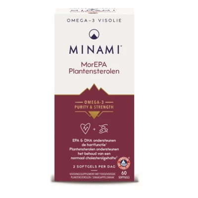 Afbeelding van Minami MorEPA Plantensterolen Softgel 60SG