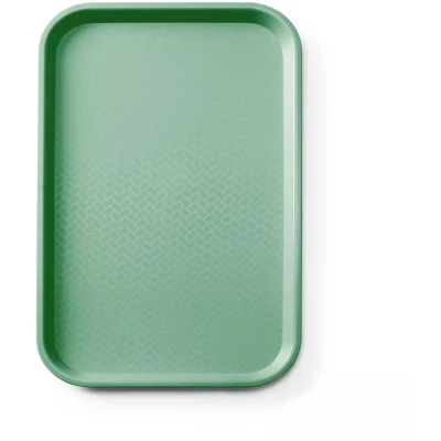 Afbeelding van Amerbox Dienblad voor fastfood polypropyleen GN 1/1 530x325x(H)20 Groen