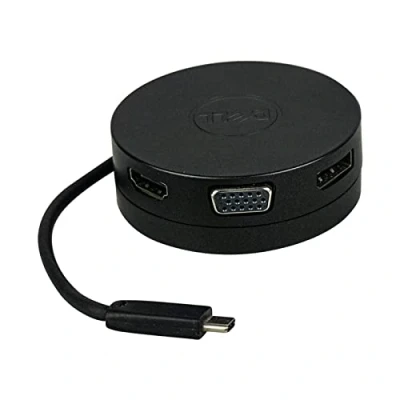 Afbeelding van Dell DA300 USB C mobiele adapter 4K/10Gbps 6 in 1 (HDMI, DP, VGA, Ethernet, en A) 492 BCJ