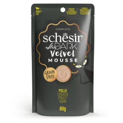 Afbeelding van Schesir After Dark 80 g Kattenvoer Kip