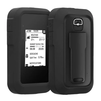 Afbeelding van kwmobile Hoesje geschikt voor Garmin eTrex SE Beschermhoes handheld GPS Back cover in zwart