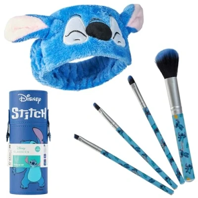 Afbeelding van Disney Stitch make upkwasten, set voor up ogen en blush, cadeauset dames, meisjes, jongeren, Lilo (blauw)