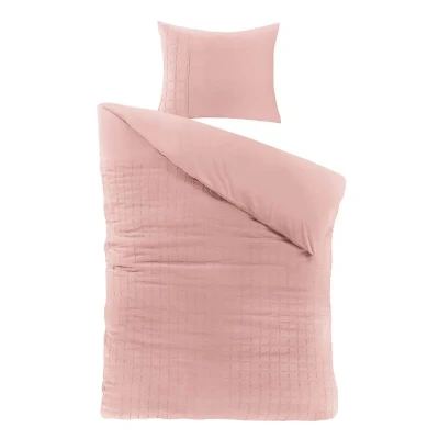 Afbeelding van Papillon Hudson Dekbedovertrek Eenpersoons 140x200/220 cm Roze