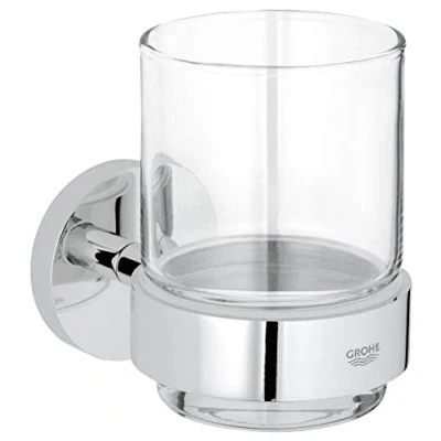 Afbeelding van GROHE Essentials glas met houder