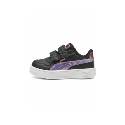 Afbeelding van Puma Carina Street Blurry Dreams Babyschoenen voor kinderen, Maat: 22, Black lavender alert pink fruit Kunststof/ textiel