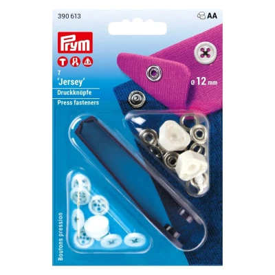 Afbeelding van Prym 390613 Seamless Jersey drukknop naadloos 12mm zwart