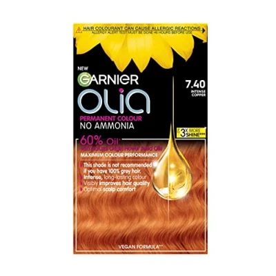 Afbeelding van Garnier Olia Permanente haarverf 7.40 intens koper