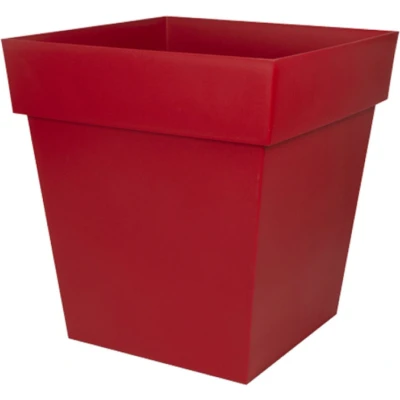 Afbeelding van Bloempot EDA Rood Vierkant 32 x cm