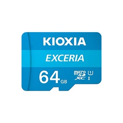 Image de KIOXIA EXCERIA Carte mémoire flash 64 Go UHS I U1 / Class10 microSDXC