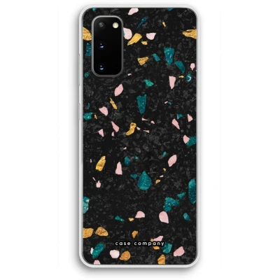 Afbeelding van Case Company® hoesje geschikt voor Samsung Galaxy S20 Terrazzo N10 Soft Cover Telefoonhoesje Bescherming aan alle Kanten en Schermrand