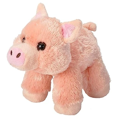 Afbeelding van Pluche dieren knuffels Varken/biggetje van 18 cm Knuffeldieren varkens speelgoed