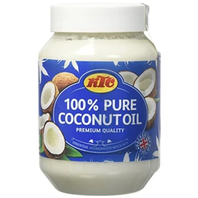Afbeelding van KTC 500 ml, 100% kokosolie, multifunctioneel: keuken, lichaam en haar