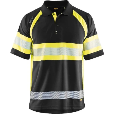 Afbeelding van Blaklader UV T shirt High Vis 3337 1051 Zwart/High Geel L