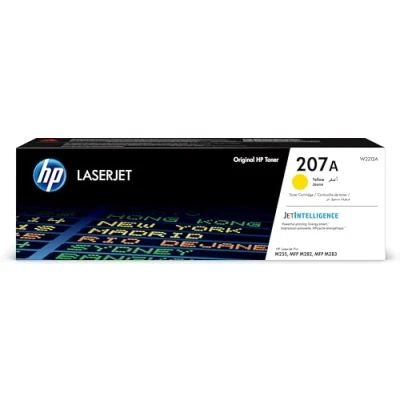 Afbeelding van HP 207A originele gele LaserJet tonercartridge (W2212A)