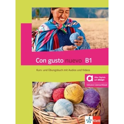 Afbeelding van Con gusto nuevo B1 Hybride Ausgabe allango. Kurs und Übungsbuch