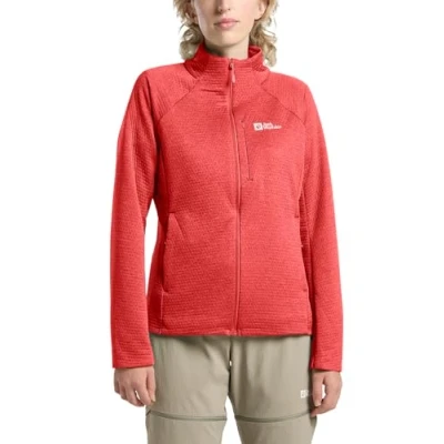 Afbeelding van Jack Wolfskin Taiga FZ W Fleecejas, Dames, Maat: Medium, Vibrant red