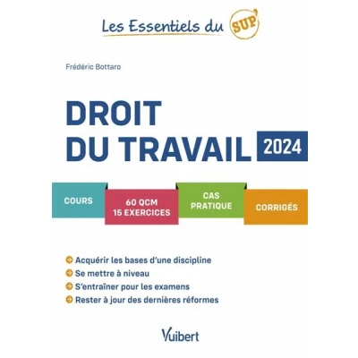 Image de Les Essentiels du Sup : Droit travail 2024