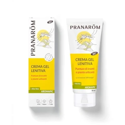 Afbeelding van PRANAROM Aromapic Kalmerende crèmegel, insectenbeten en plantenirritatie, jeuk, irritatie, met zuivere natuurlijke etherische oliën, 40 ml