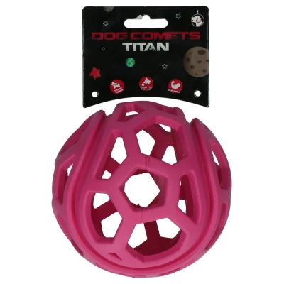 Afbeelding van Dog Comets Titan Ø 12 cm Hondenspeelgoed Roze