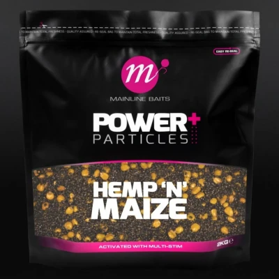 Afbeelding van Mainline Power+ Hemp &#039;N&#039; Maize 2kg Particles