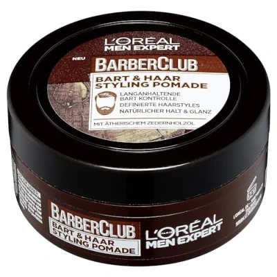 Image de L&#039;Oreal Men Expert Barber Club Frites de coiffage pour cheveux et barbe 24H Soin naturel 75 ml