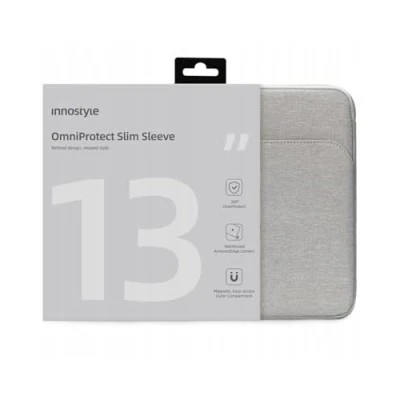 Afbeelding van Innostyle® Omniprotect Slim Laptoptas 13&quot; Waterdichte Grijs