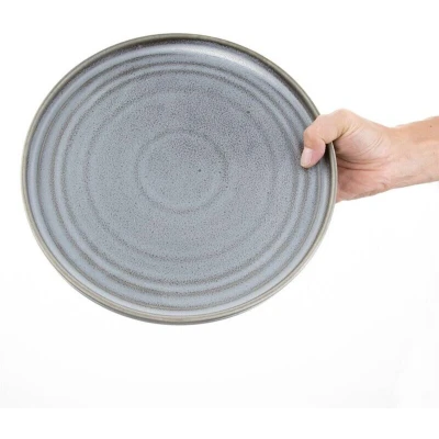 Afbeelding van Olympia Cavolo platte ronde borden 27cm grijs (4 stuks)