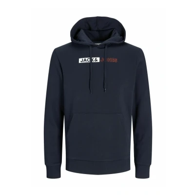 Afbeelding van Jack &amp; Jones Estar NOOS Hoodie, Heren, Maat: XS, Dark navy