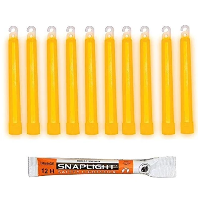 Afbeelding van Cyalume SnapLight Orange 15 cm lichtstaaf Glow Stick Light Stick, fluorescerend, 12 uur (100 uur)
