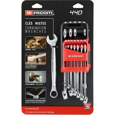 Afbeelding van Facom 440 SET METRISCHE RINGSTEEKSLEUTELS IN HOUDER 440.JP12APB