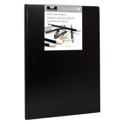 Image de ROYAL &amp; LANGNICKEL RHSB A5 CARNET DE CROQUIS RELIÉ 14,8 X 21 CM 80 FEUILLES