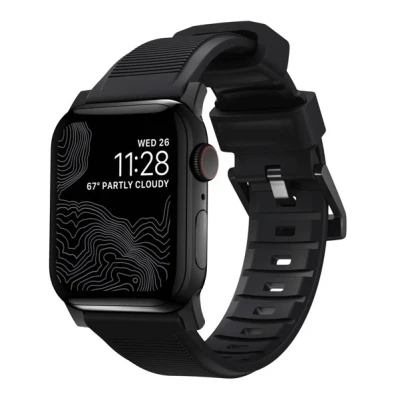 Afbeelding van Nomad rugged sport strap Apple Watch 42mm / 44mm 45mm 49mm zwart NM1A41BN00