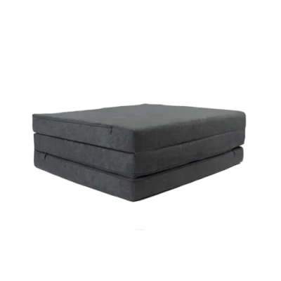 Afbeelding van FORTISLINE vouwmatras 195 x 60 9 cm 3 delig gastenmatras H2 Opvouwbaar Campingbed Wasbare hoes Opvouwbare volwassene Reismatras