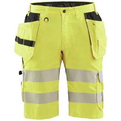 Image de Short artisan haute visibilité à stretch jaune fluo Blåkläder