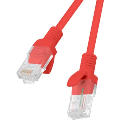 Afbeelding van LANBERG PATCHCORD UTP CAT.5E 0,5M ROOD PCU5 10CC 0050 S