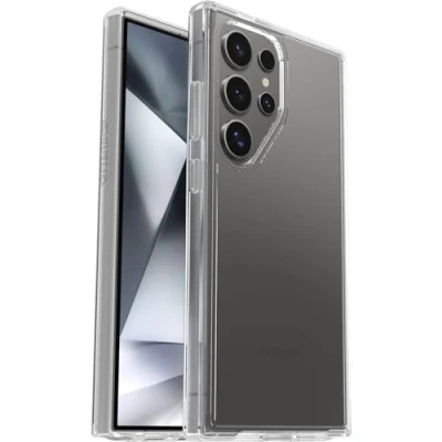 Image de OtterBox Symmetry Series Clear Coque de protection pour téléphone portable polycarbonate, caoutchouc synthétique clair Samsung Galaxy S24 Ultra