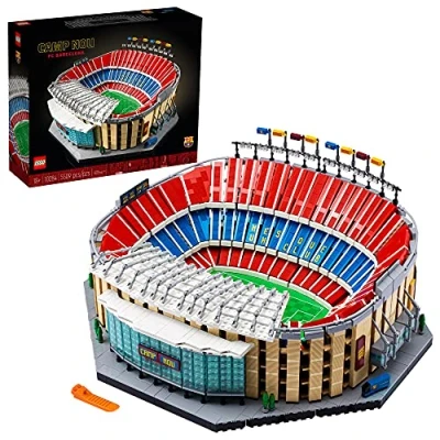 Afbeelding van LEGO Camp NOU FC Barcelona 10284 Building Kit; Build a Displayable Model versie van het Iconic Soccer Stadium (5,509 stuks)