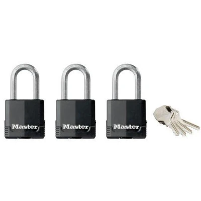 Afbeelding van Master Lock M115EURTRILF Set van 3 weersbestendige hangsloten