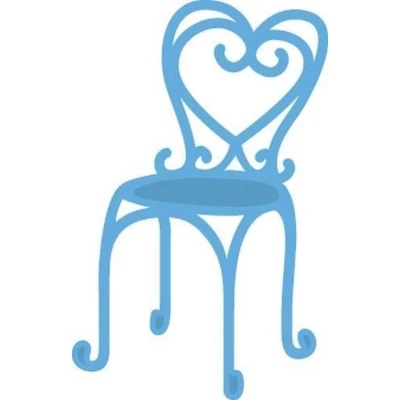 Afbeelding van LR0297 Creatables stencil french bistro chair #FEB14