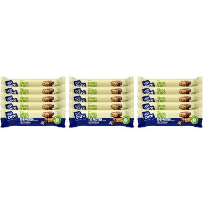 Afbeelding van We Care Choco Peanut High Protein Bar 45GR