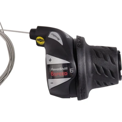 Afbeelding van Draaiversteller (rechts) 6 speed Shimano Tourney SL RS36 zwart/zilver
