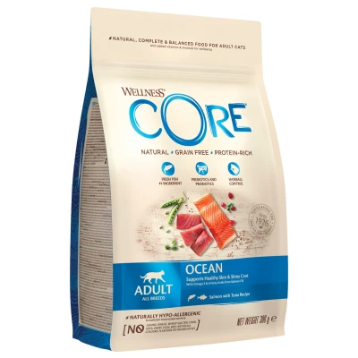 Afbeelding van Wellness Core Grain Free Cat Ocean Zalm&amp;Tonijn Kattenvoer 300 g