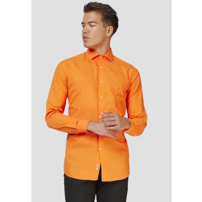 Afbeelding van Opposuits Overhemd, Heren, Maat: XS, Orange