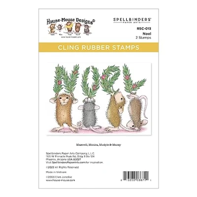 Afbeelding van Spellbinders Noel Cling Rubber Stamp (RSC 013) (DISCONTINUED)