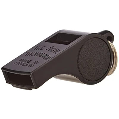 Afbeelding van Acme Thunderer 560 Scheidsrechtersfluit Kunststof Zwart Small