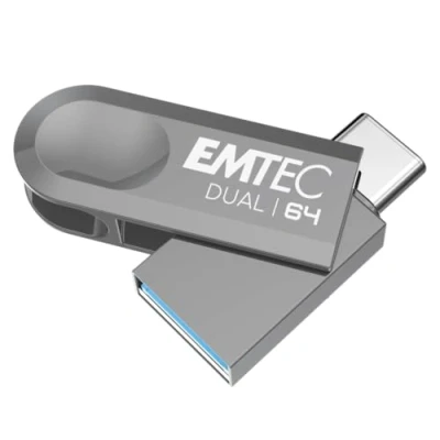 Afbeelding van Emtec USB 3.2 Type C Dual D280 64GB